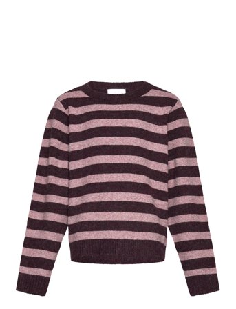 Vmdoffy Ls O-Neck Blouse Ga Noos Girl Burgundy Vero Moda Girl