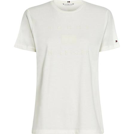 Tommy Hilfiger t-shirt , Wit , Dames , Maat: S