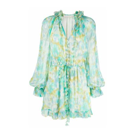 Zimmermann Short Dresses , Blauw , Dames , Maat: S Casual jurken