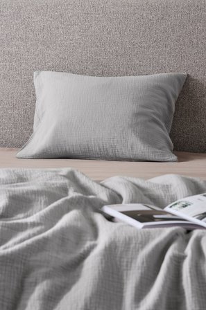 Jotex - Putevar - Økologisk Grå - LILIA - Kjøp Putevar hos Jotex