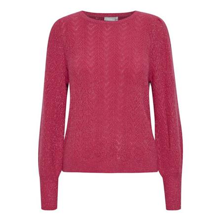 Fransa Round-neck Strik Pink, Dame Striktrøjer
