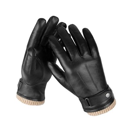 INF Herre læderhandsker - Fåreskinds vinterhandsker