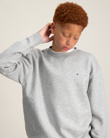 Tommy Hilfiger U TIMELESS SWEATSHIRT Grå Tröjor Kille - Kids Brand Store