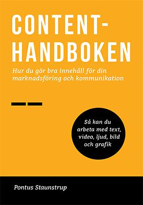 Contenthandboken - Bok av Pontus Staunstrup - Kartonnage