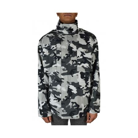 Off White, Jacket Grijs, Heren, Maat:L,Camouflage
