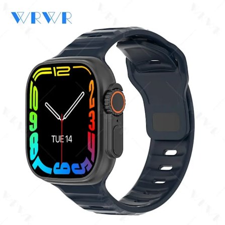 Smart Watch Ultra Series 8 NFC Smartwatch Män Kvinnor Bluetooth-samtal Trådlös Laddning Fitnessarmband 2 Tum HD-skärm
