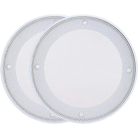 2 kpl 6,5 tuuman kaiutinritilöiden sarja, kylmävalssattua terästä ja ABS-kaiuttimien suojakansi, kaiuttimien koristesuojaritilät