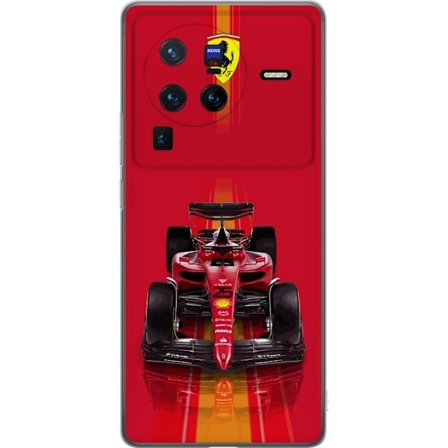 Yhteensopiva Puhelinkuori vivo vivo X80 Pro Ferrari Formula 1 -auto ikonisessa punaisessa muotoilussa urheilullisella tarkkuudella