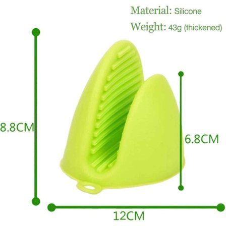 Ugnsvantar i silikon, kan användas som pann- eller köksgrytlappar eller tårtställ