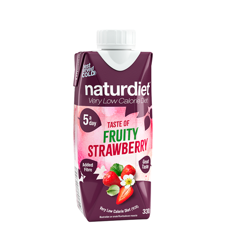 Naturdiet Måltidsersättning Shake Strawberry 330 ml