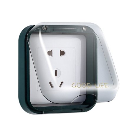 Uttag Strömbrytare Skyddsdosa Elkontakt Cover GRÖN