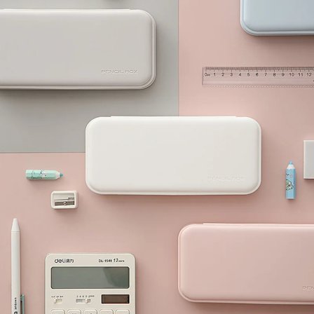 Plastic Pp Matte Pencil Cases Mujis Style Kawaii Stationery School Clear Pencil Pouch Cute Pencil Box Trousse Ecole Papeterie