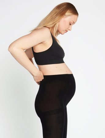 Lindex Tights 120Den Maternity - Black - XL