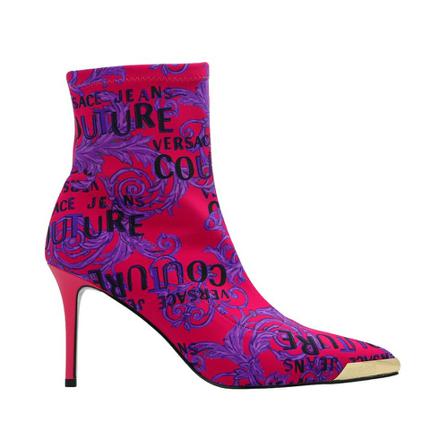 Versace Jeans Couture Heeled Stövlar rosa, Dam, Dam, Storlek: 36 EU