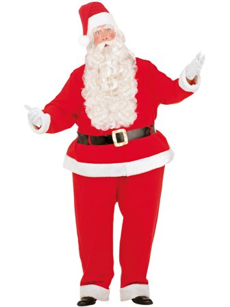 Sjov Tyk Julemandskostume