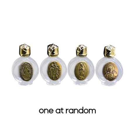 Glas Heligt Vatten Flaska 15ml Tomma Flaskor Religiösa Kristna Dop Tillbehör Återfyllningsbar Parfymbehållare för Kyrkan