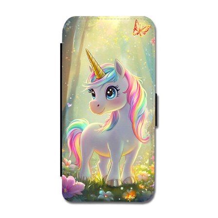 Tecknad Enhörning Samsung Galaxy S22 Flip Mobilfodral
