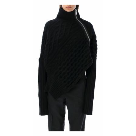 Sacai Strik 2206289W Sort, Dame Rullekraver, Størrelse: L