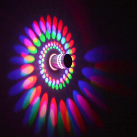 3 watt LED-vägglampa, aluminium vägglampa, badrumslampa, co