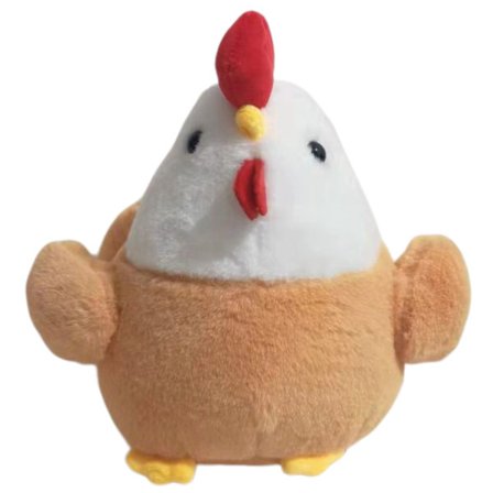 Kylling Plyslegetøj Sjovt Kramme Kylling Bamse Plys Puder Sød Høne Legetøj Fødselsdag Til Børn Drenge Piger Brun 23cm