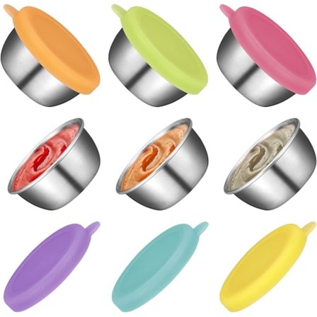 Salatdressingbeholder To Go - Gjenbrukbare små beholdere med