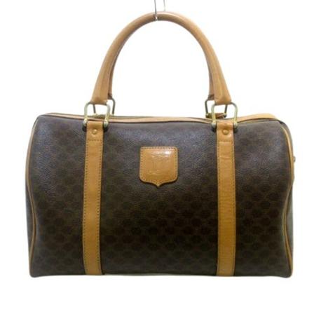 Celine Vintage, Pre -owned Canvas Handbag Bruin, Dames, Maat:ONE Size