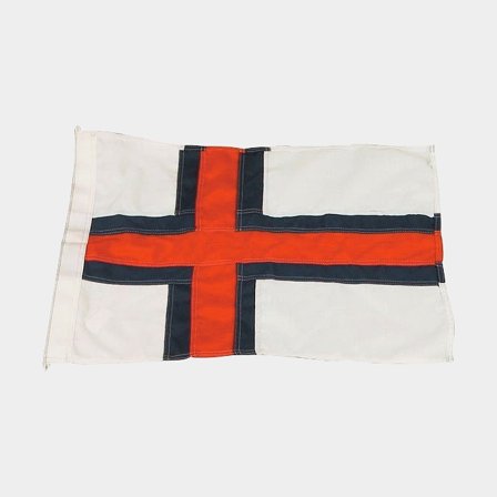 Veneen lippu 1852-Marine, Färsaaret, meripolyesteri (160 g / m²), 150 x 109 cm