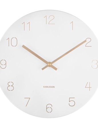 KARLSSON | Wall Clock Charm Engraved Numbers | Ø30CM