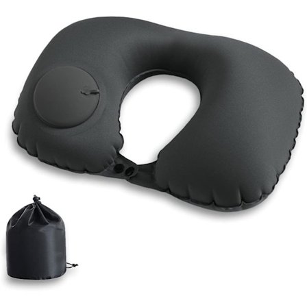 Nackkudde, U-formad Svart—yux