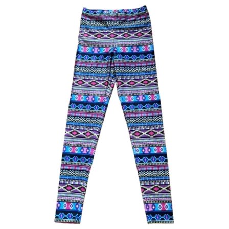 Färgglada mönstrade Leggings