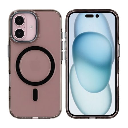 iPhone 16 Mobilskal TPU med Magnet Rvelon - Svart