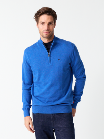 Jean Paul - Gerard zipneck - Herre - Blå - Gensere - XXXL