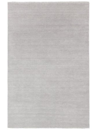 Dywan Wełniany Handloom Fringes Srebrnoszary Duży