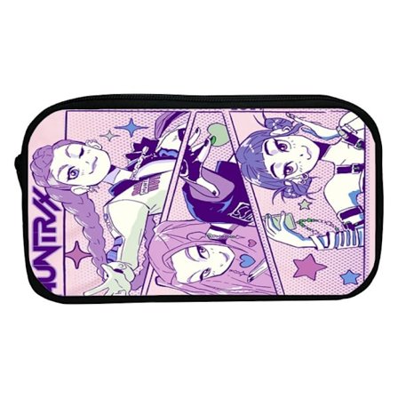 Painettu Demon Hunter Girl Group K-POP Kynäpussi, Opiskelijan Järjestäjä-16