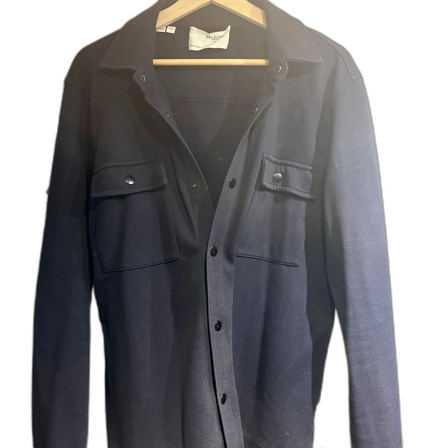 Mörkblå overshirt från Selected Homme