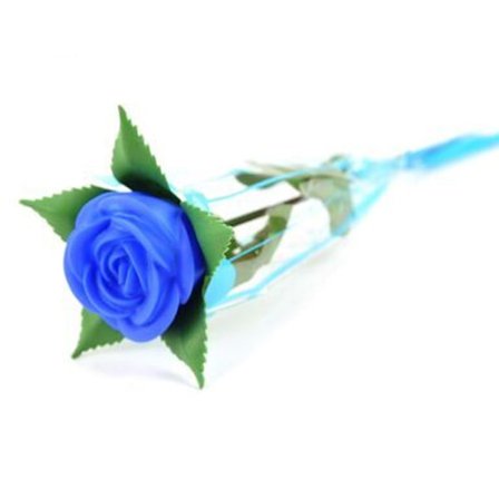 Glow In Dark Artificiell Vivid Rose Flower Holiday romantisk present till flickvän Hustru Mamma