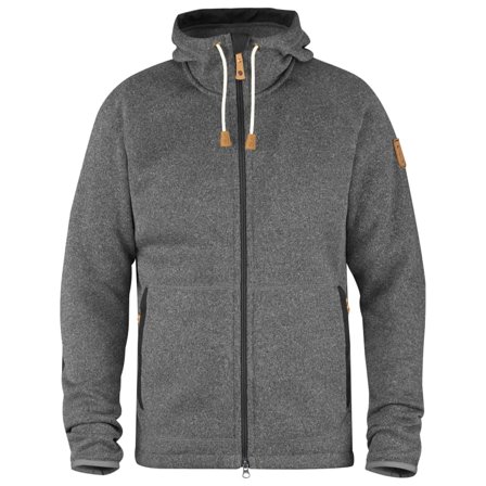 Fjällräven Men's Övik Fleece Hoodie Men Mid layer tops Grey M