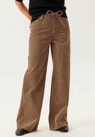 Object Collectors Item - Objmoji Alima Mw Wide Jeans - Tannin Detail:Black