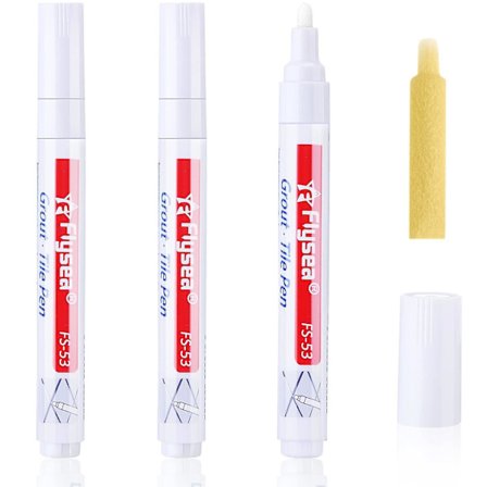 3 stk fugepenn for fliser, veggfuge restaureringspenn designet for å gjenopprette fugemasse i bad, kjøkken, veranda