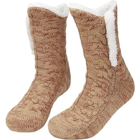 Sokker - Plysjsokker - Varme sokker - Vintersokker - Hussokker - Fluffy sokker - Tykke