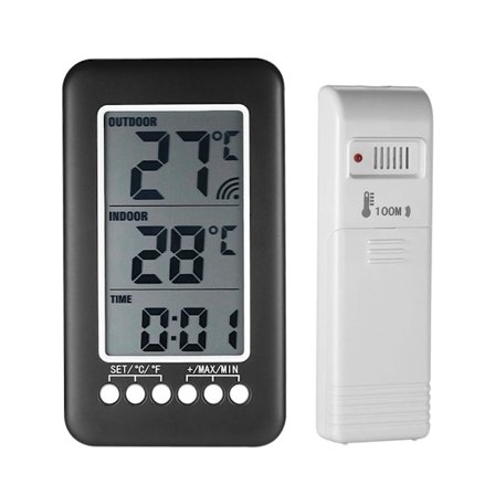 Digitalt termometer temperaturmåler ur