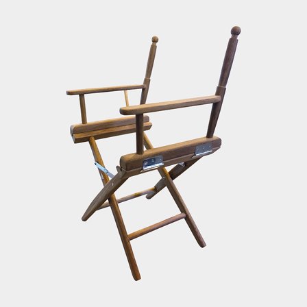 Regissörsstol / däcksstol Roca, fällbar, utan dyna