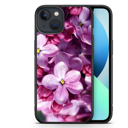 Bjornberry Skal iPhone 13 Mini - Lila Vårblommor
