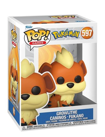 Funko Pop Vinyl Pokemon Growlithe Orange Funko