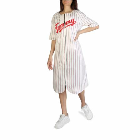 Tommy Hilfiger, Dress Wit, Dames, Maat:S,gestreept