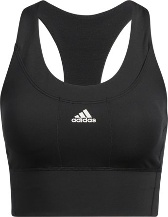 Adidas Women's Running Medium-Support Pocket Bra Women undergarment Black S/A-C