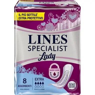 Lines Specialist Lady Assorbenti Incontinenza Extra 8 Pezzi