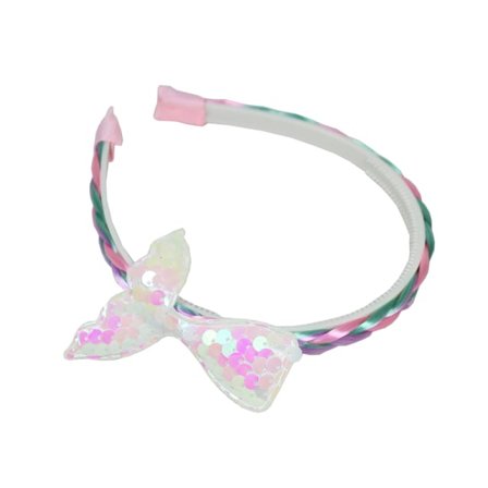 Complement Kids Diadem Med Fläta Och Sjöjungfrufena Accessoarer Unisex Rosa