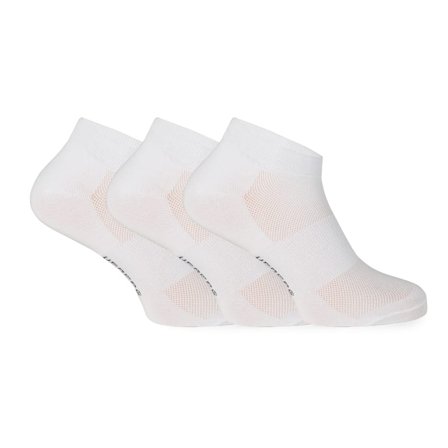 Urberg Bamboo Shaftless Sock 3-pack Unisex workout socks White 35-38