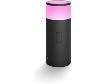 Philips Calla Hue ext. pedestal black 1x8W 24V - Smart ljuspiedestal som passar i trädgården